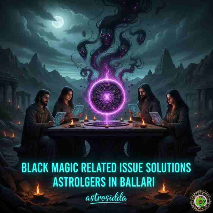 Vashikarana and Black Magic Astrologers in Ballari for Black Magic Related Issue Solutions at Astrosidda