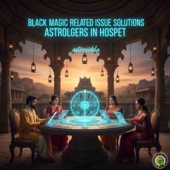 Vashikarana and Black Magic Astrologers in Hospete for Black Magic Related Issue Solutions at Astrosidda
