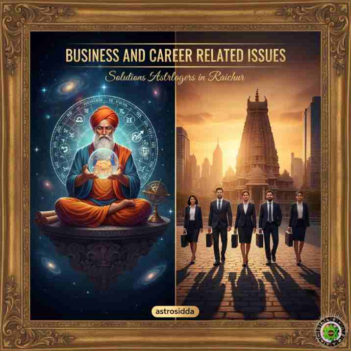 Vashikarana and Black Magic Astrologers in Raichur for Business and Carrier Related Issues Solutions at Astrosidda