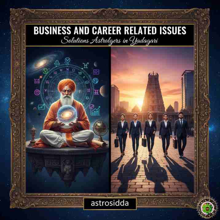 Vashikarana and Black Magic Astrologers in Yadagiri for Business and Carrier Related Issues Solutions at Astrosidda