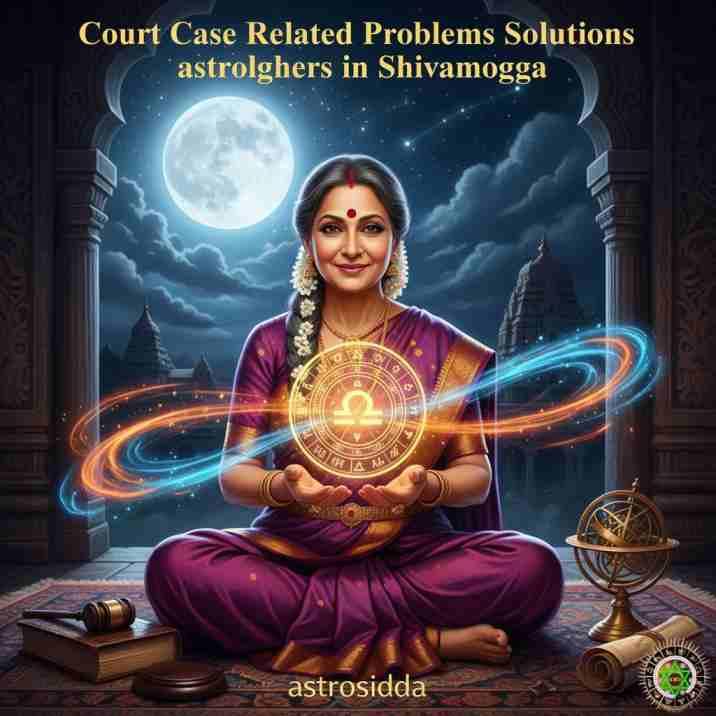 Vashikarana and Black Magic Astrologers in Shivamogga for Court Case Related Problems Solutions at Astrosidda