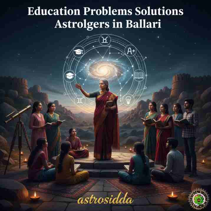 Vashikarana and Black Magic Astrologers in Ballari for Education Problems Solutions at Astrosidda