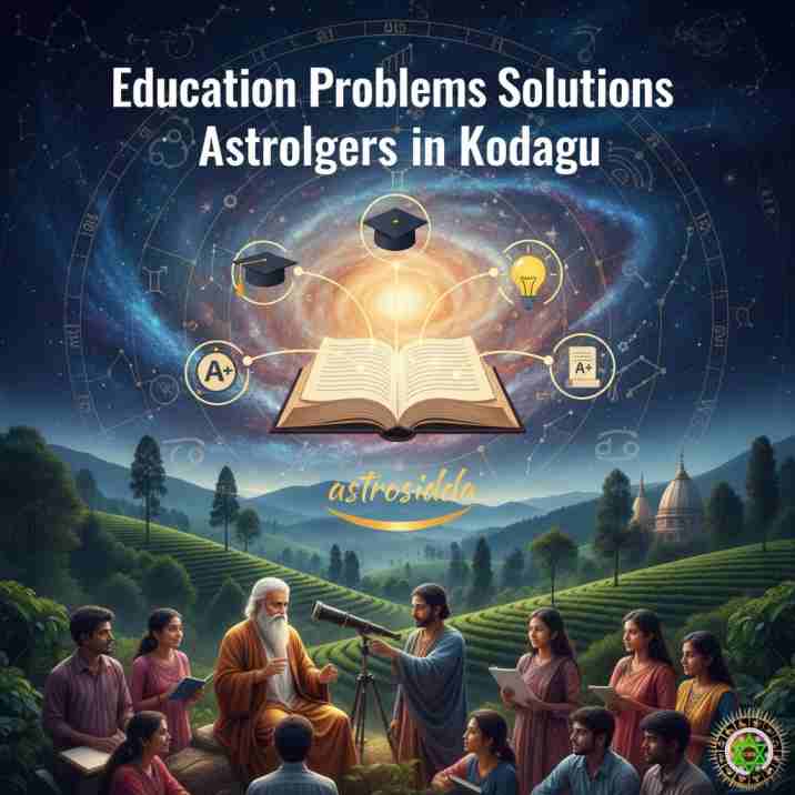 Vashikarana and Black Magic Astrologers in kodagu for Education Problems Solutions at Astrosidda