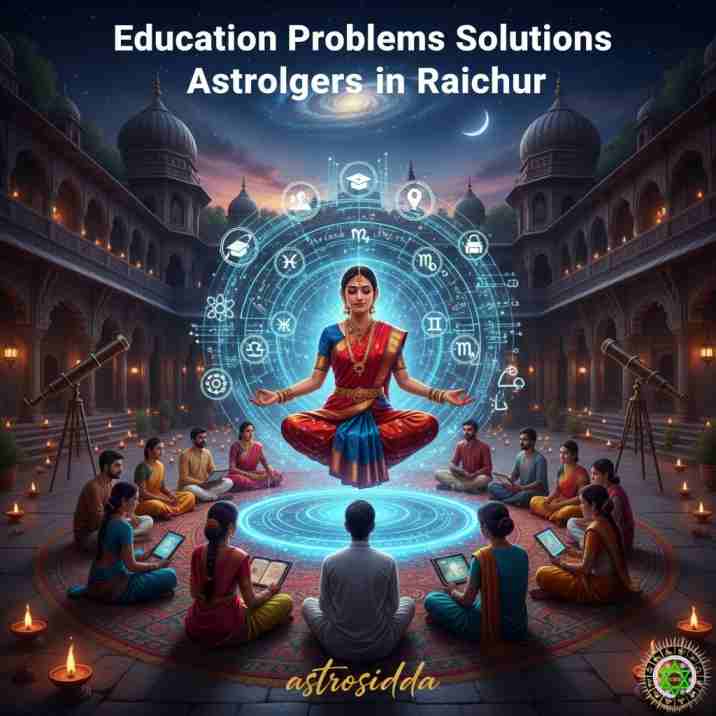 Vashikarana and Black Magic Astrologers in Raichur for Education Problems Solutions at Astrosidda