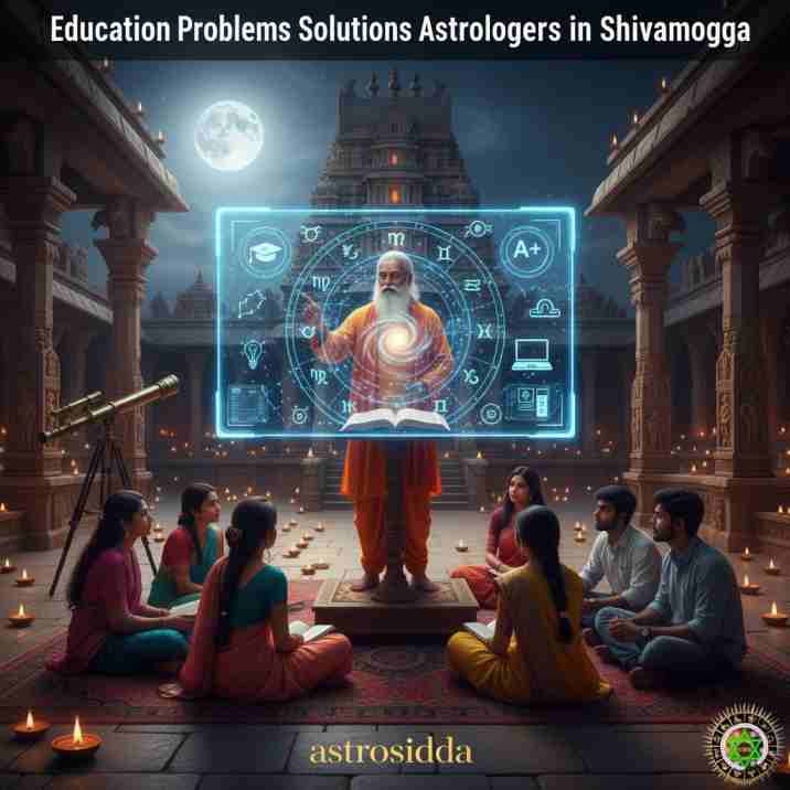 Vashikarana and Black Magic Astrologers in Shivamogga for Education Problems Solutions at Astrosidda