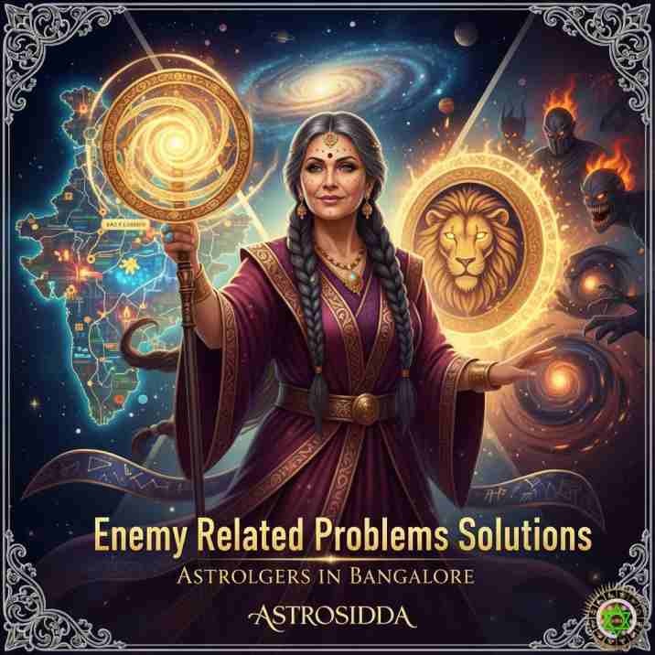 Vashikarana and Black Magic Astrologers in Bangalore for Enemy Related Problems Solutions at Astrosidda