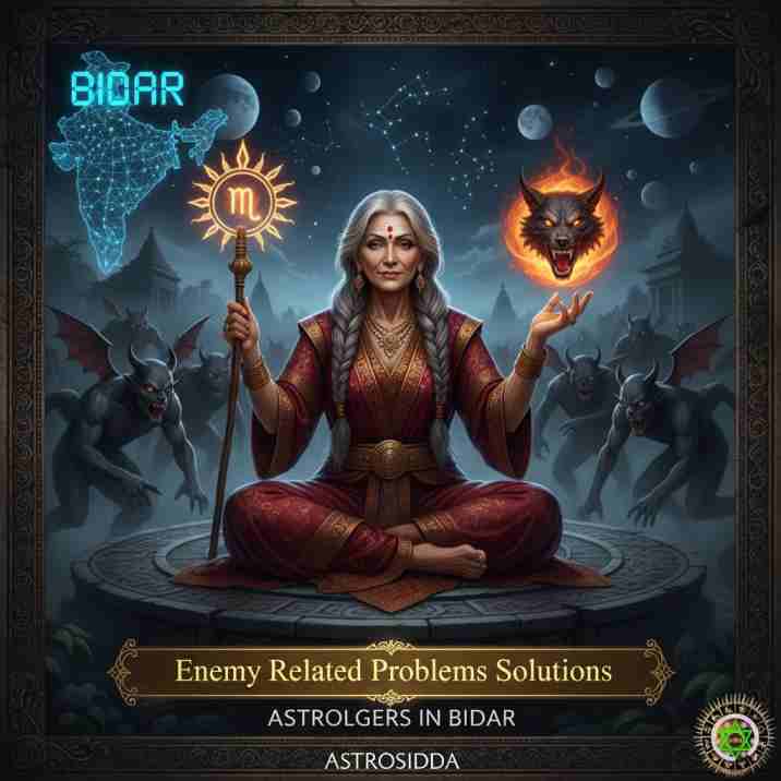 Vashikarana and Black Magic Astrologers in Bidar for Enemy Related Problems Solutions at Astrosidda