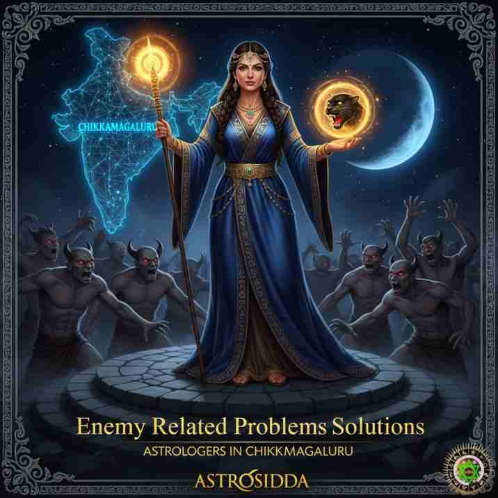 Vashikarana and Black Magic Astrologers in Chikkamagalure for Enemy Related Problems Solutions at Astrosidda