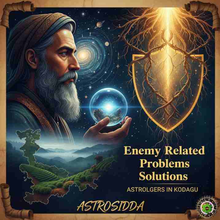 Vashikarana and Black Magic Astrologers in kodagu for Enemy Related Problems Solutions at Astrosidda
