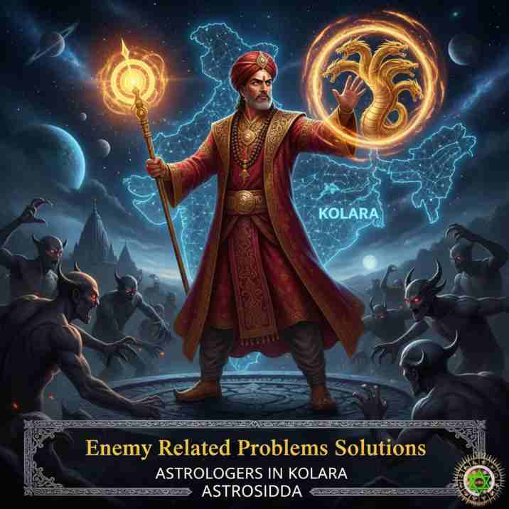 Vashikarana and Black Magic Astrologers in Kolara for Enemy Related Problems Solutions at Astrosidda