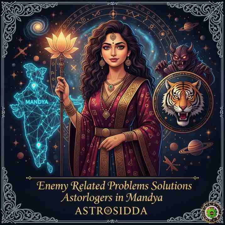 Vashikarana and Black Magic Astrologers in Mandya for Enemy Related Problems Solutions at Astrosidda