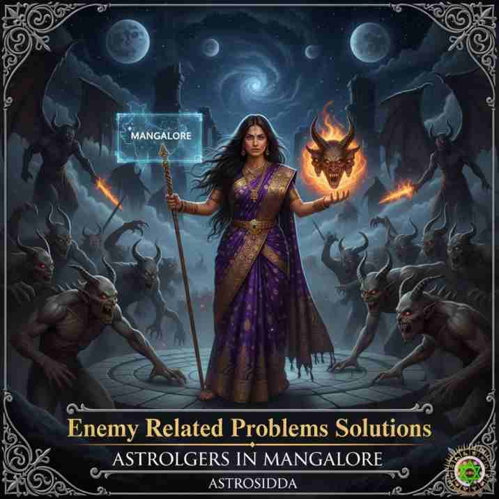 Vashikarana and Black Magic Astrologers in Mangalore for Enemy Related Problems Solutions at Astrosidda