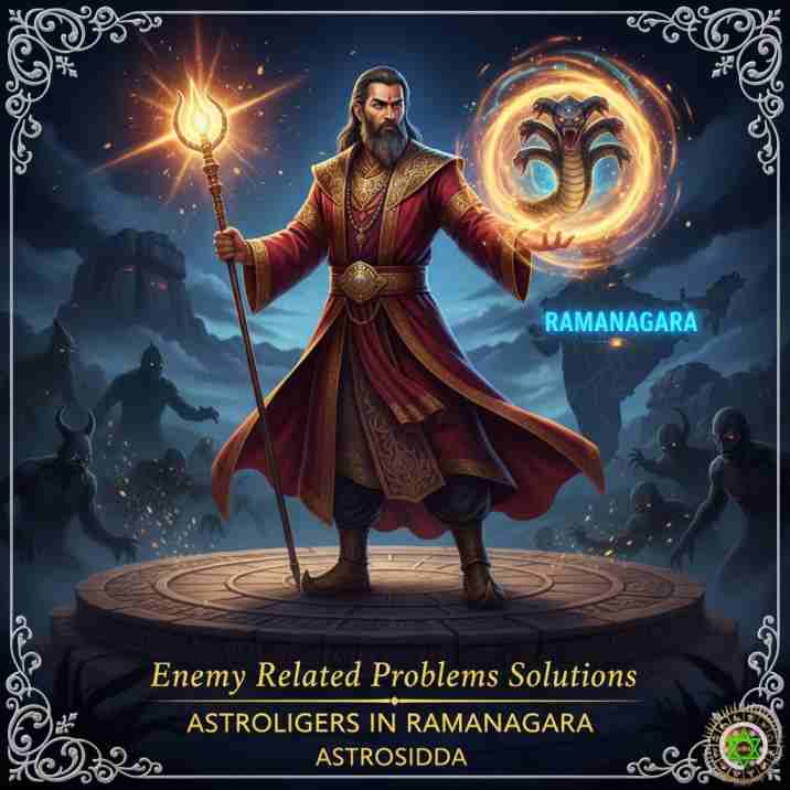 Vashikarana and Black Magic Astrologers in Ramanagara for Enemy Related Problems Solutions at Astrosidda