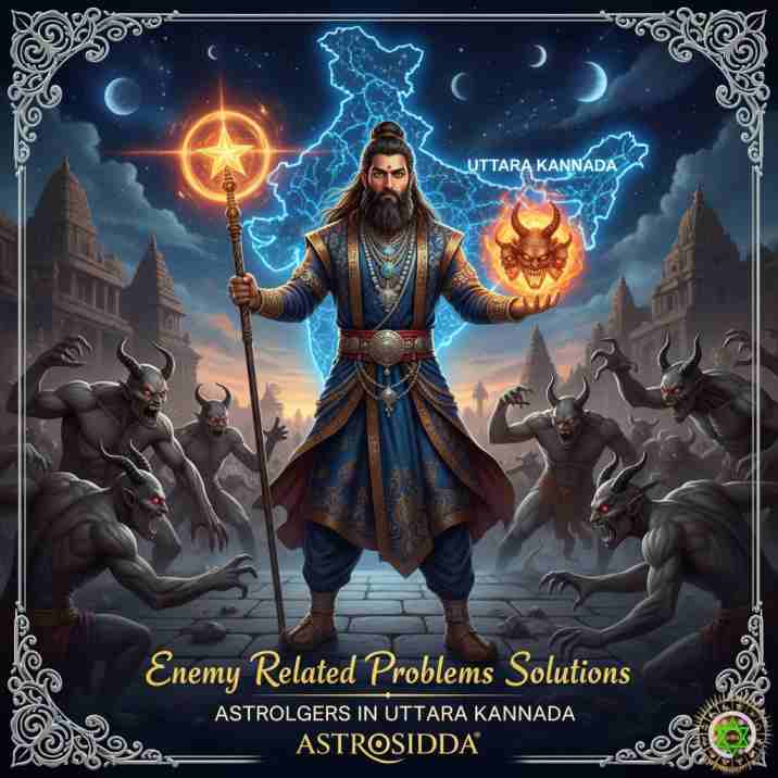 Vashikarana and Black Magic Astrologers in Uttara Kannada for Enemy Related Problems Solutions at Astrosidda
