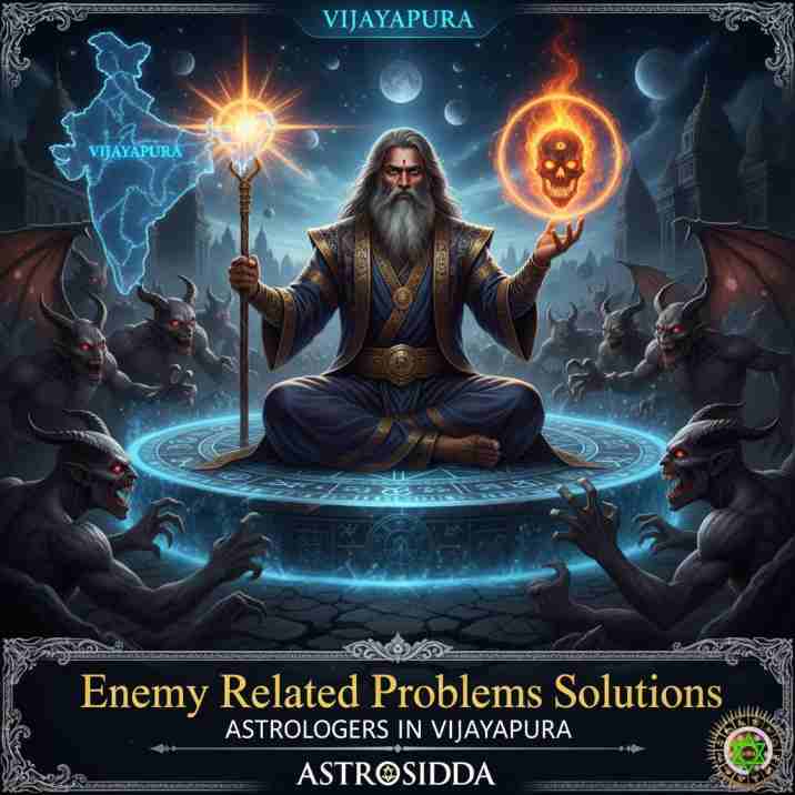 Vashikarana and Black Magic Astrologers in Vijayapura for Enemy Related Problems Solutions at Astrosidda
