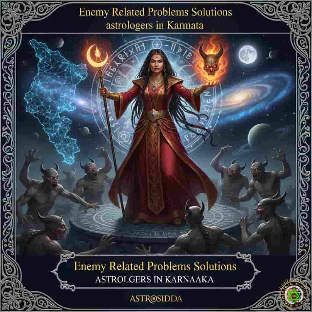 Vashikarana and Black Magic Astrologers in karnataka for Enemy Related Problems Solutions at Astrosidda