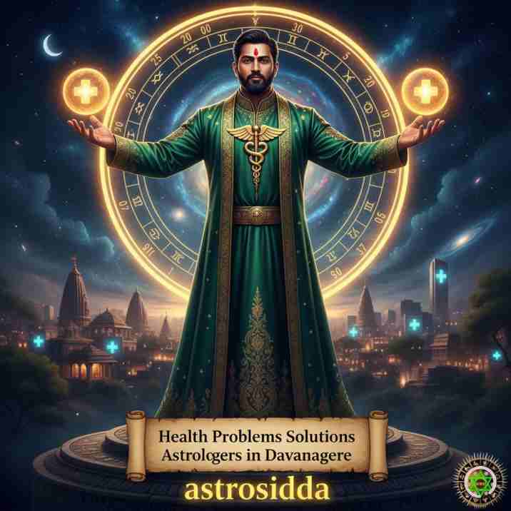 Vashikarana and Black Magic Astrologers in Davanagere for Health Problems Solutions at Astrosidda