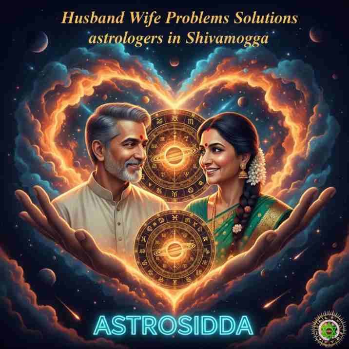 Vashikarana and Black Magic Astrologers in Shivamogga for Husband Wife Problems Solutions at Astrosidda