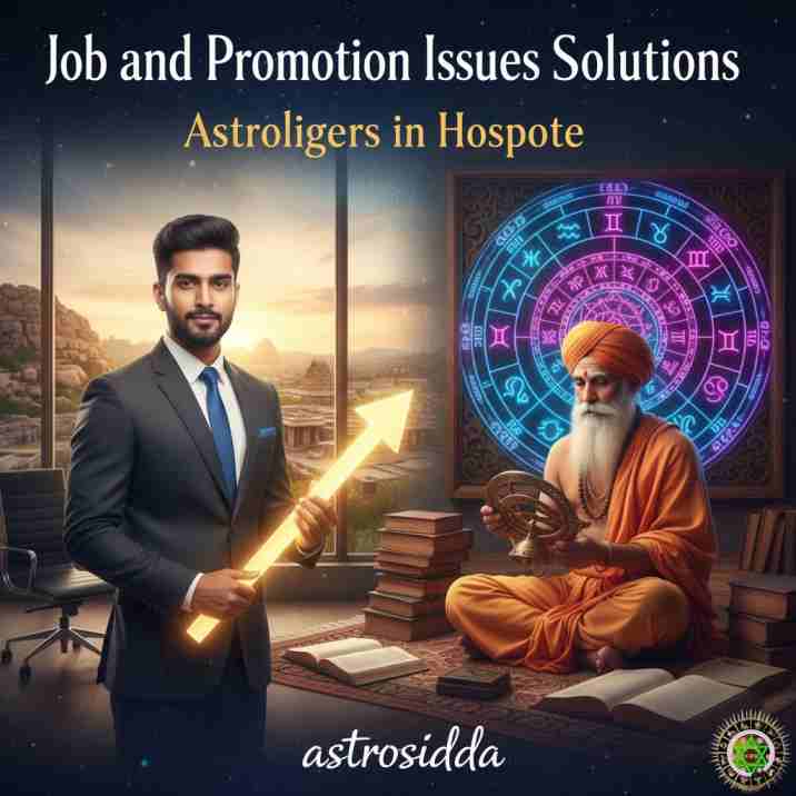 Vashikarana and Black Magic Astrologers in Hospete for Job and Promotion Issues Solutions at Astrosidda