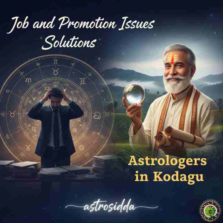 Vashikarana and Black Magic Astrologers in kodagu for Job and Promotion Issues Solutions at Astrosidda
