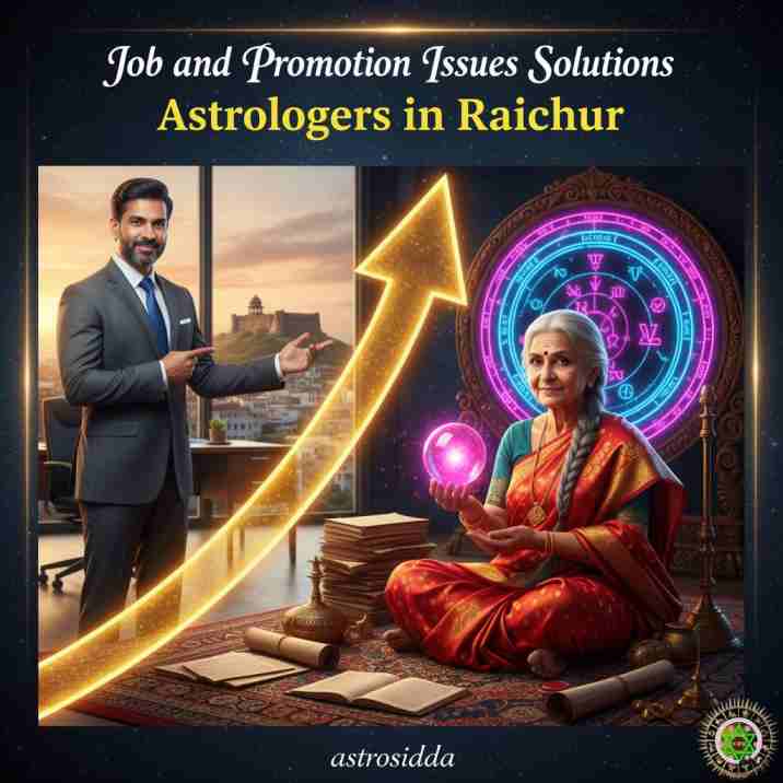 Vashikarana and Black Magic Astrologers in Raichur for Job and Promotion Issues Solutions at Astrosidda
