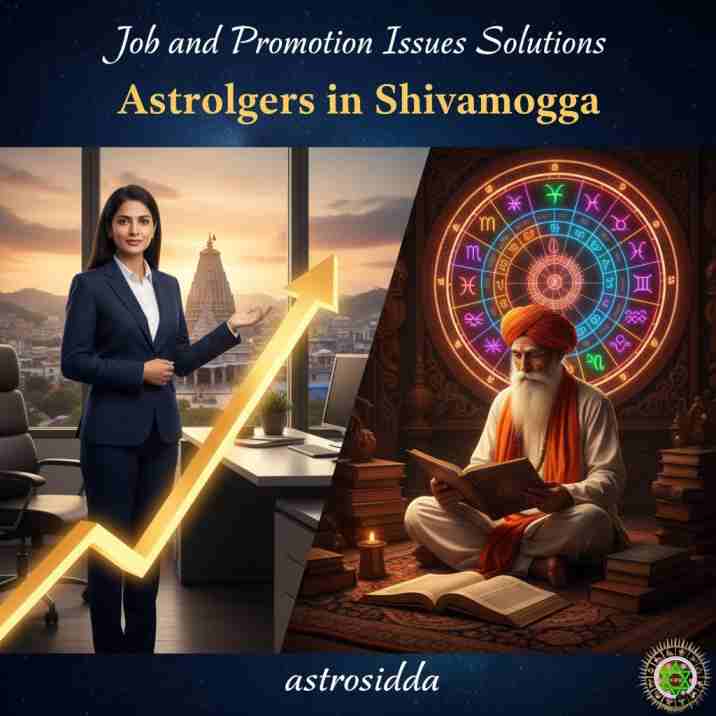 Vashikarana and Black Magic Astrologers in Shivamogga for Job and Promotion Issues Solutions at Astrosidda