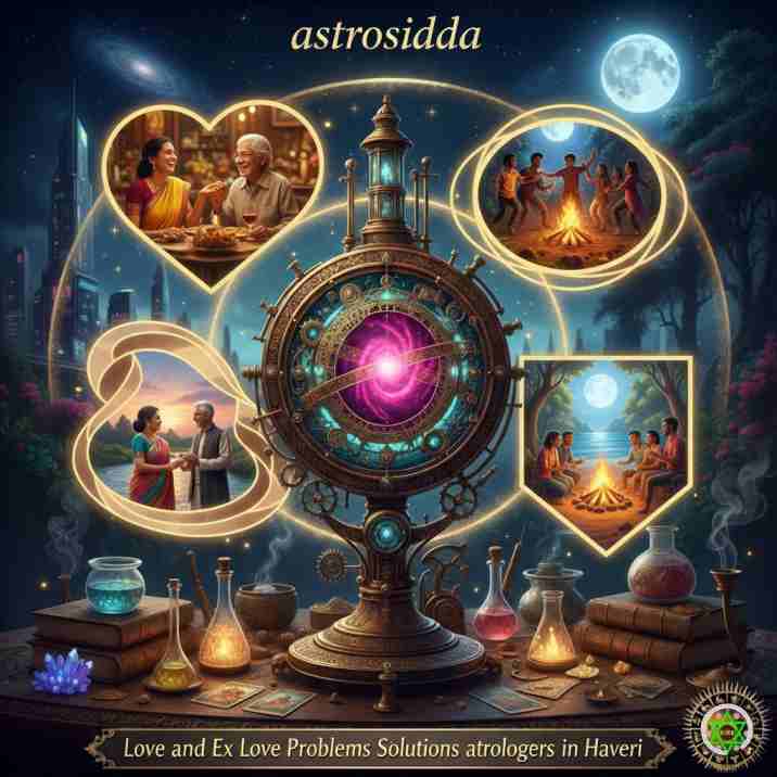 Vashikarana and Black Magic Astrologers in Haveri for Love and Ex Love Problems Solutions at Astrosidda
