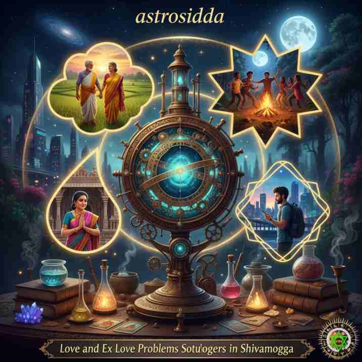 Vashikarana and Black Magic Astrologers in Shivamogga for Love and Ex Love Problems Solutions at Astrosidda