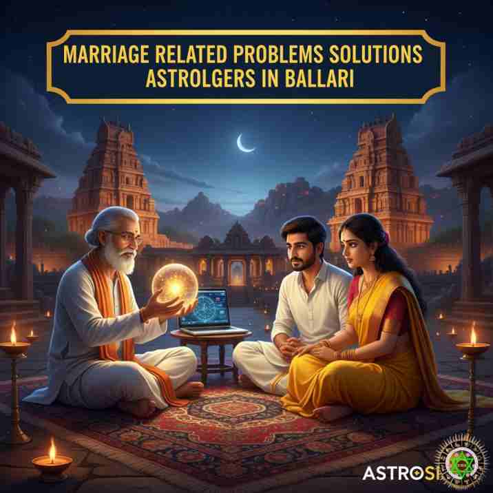 Vashikarana and Black Magic Astrologers in Ballari for Marriage Related Problems Solutions at Astrosidda