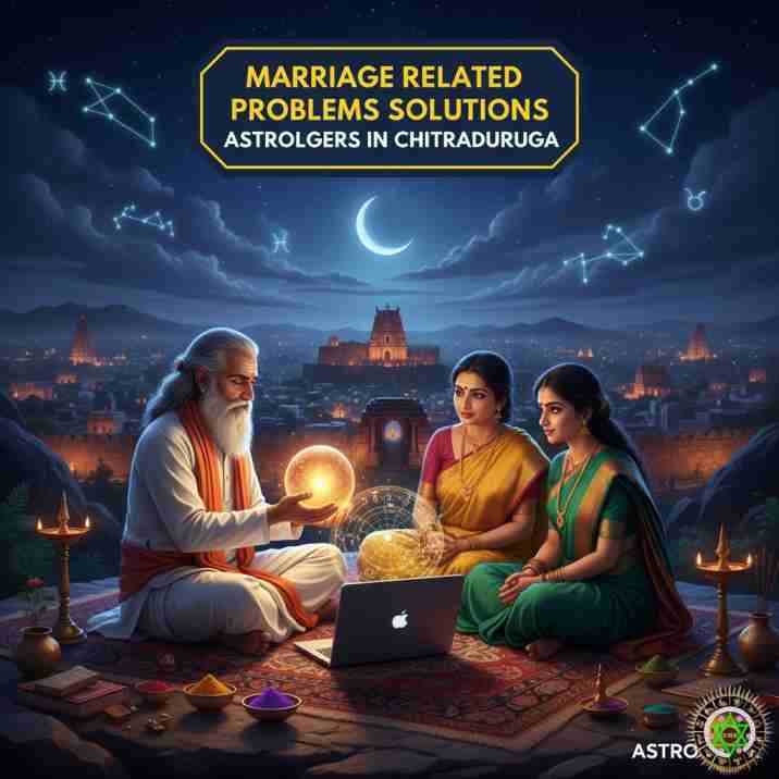 Vashikarana and Black Magic Astrologers in Chitradurga for Marriage Related Problems Solutions at Astrosidda