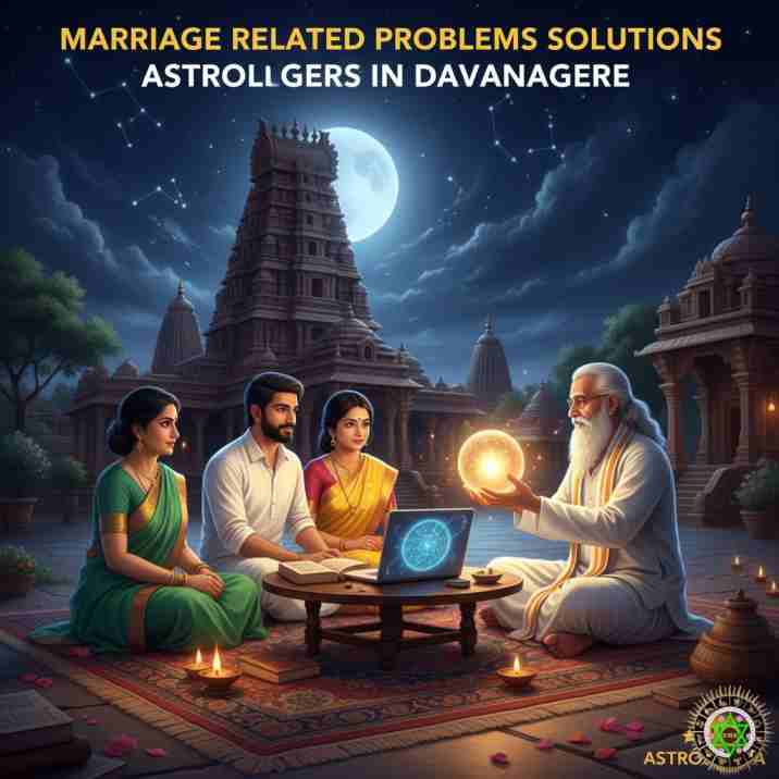 Vashikarana and Black Magic Astrologers in Davanagere for Marriage Related Problems Solutions at Astrosidda