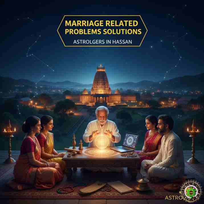 Vashikarana and Black Magic Astrologers in Hassan for Marriage Related Problems Solutions at Astrosidda