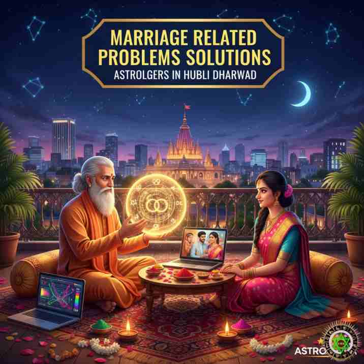 Vashikarana and Black Magic Astrologers in Hubli Dharwad for Marriage Related Problems Solutions at Astrosidda