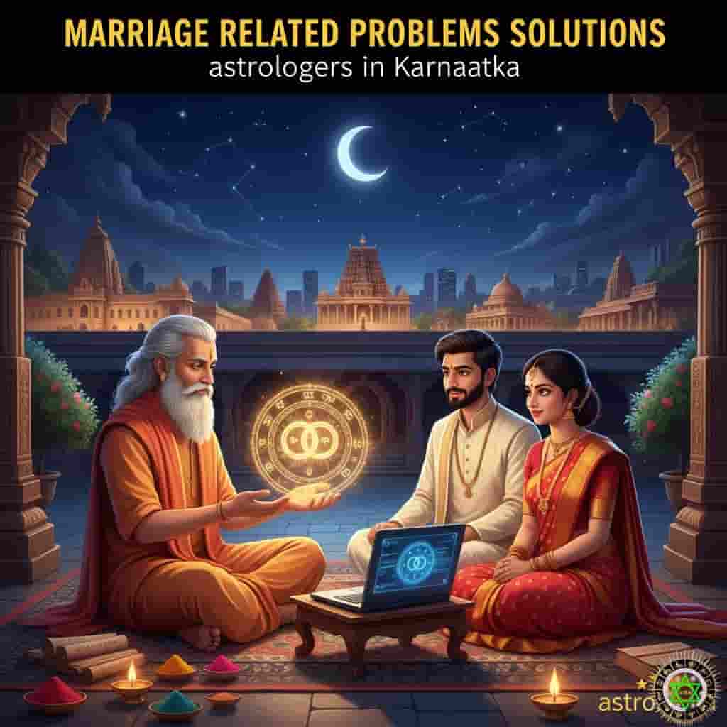 Vashikarana and Black Magic Astrologers in karnataka for Marriage Related Problems Solutions at Astrosidda