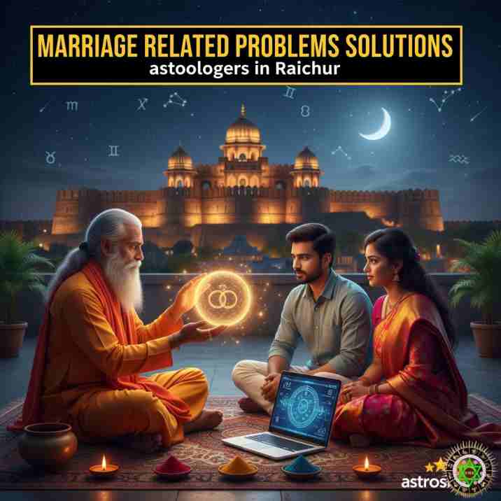 Vashikarana and Black Magic Astrologers in Raichur for Marriage Related Problems Solutions at Astrosidda