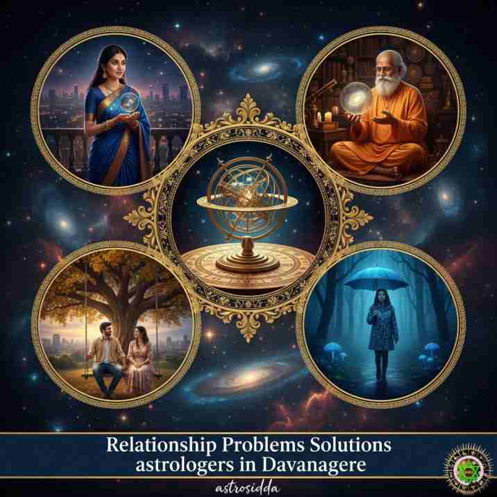 Vashikarana and Black Magic Astrologers in Davanagere for Relationship Problems Solutions at Astrosidda