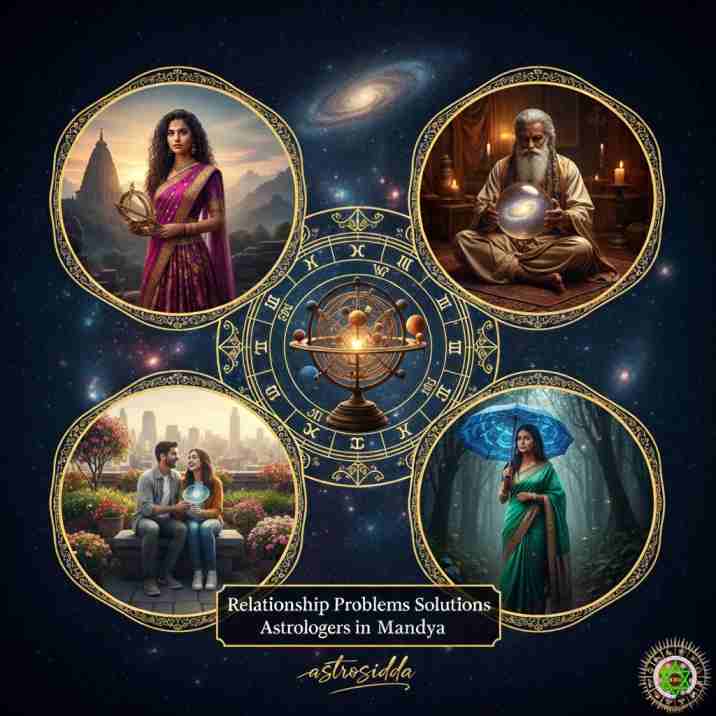 Vashikarana and Black Magic Astrologers in Mandya for Relationship Problems Solutions at Astrosidda